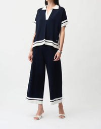 Joseph Ribkoff - STRIPE CUFF PANT
