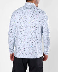 Sunday Swagger - Men's Performance Q-zip Spatter Top