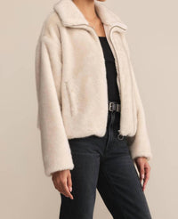 Thread & Supply - Amethyst Faux Fur Jacket