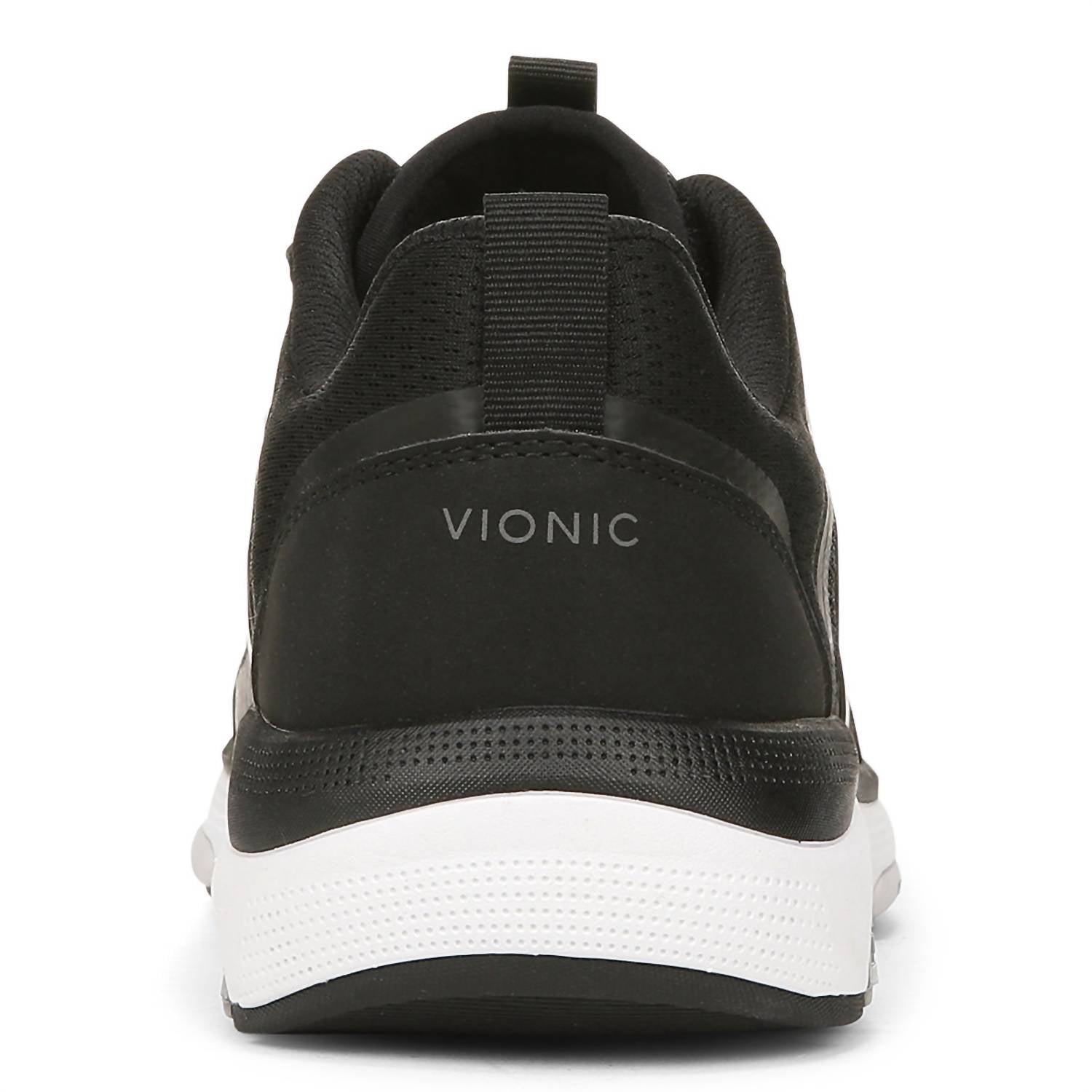 VIONIC Women's Walk Strider Sneaker in black charcoal - women's sneaker - alternate view