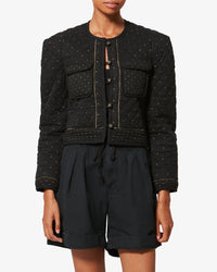 ISABEL MARANT Vania Jacket in black - women's jacket