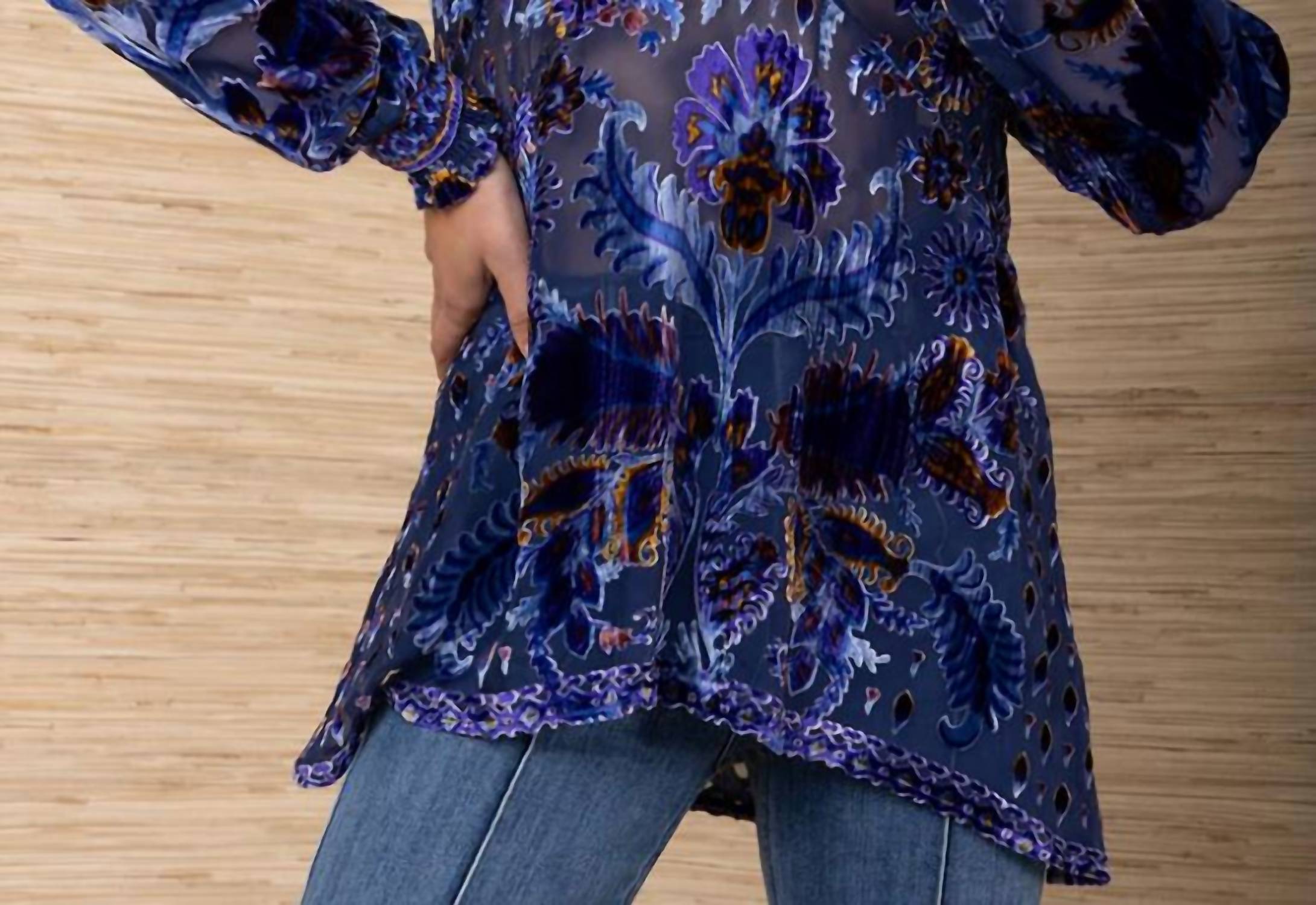 Hale Bob - Julissa Velvet Burnout Top