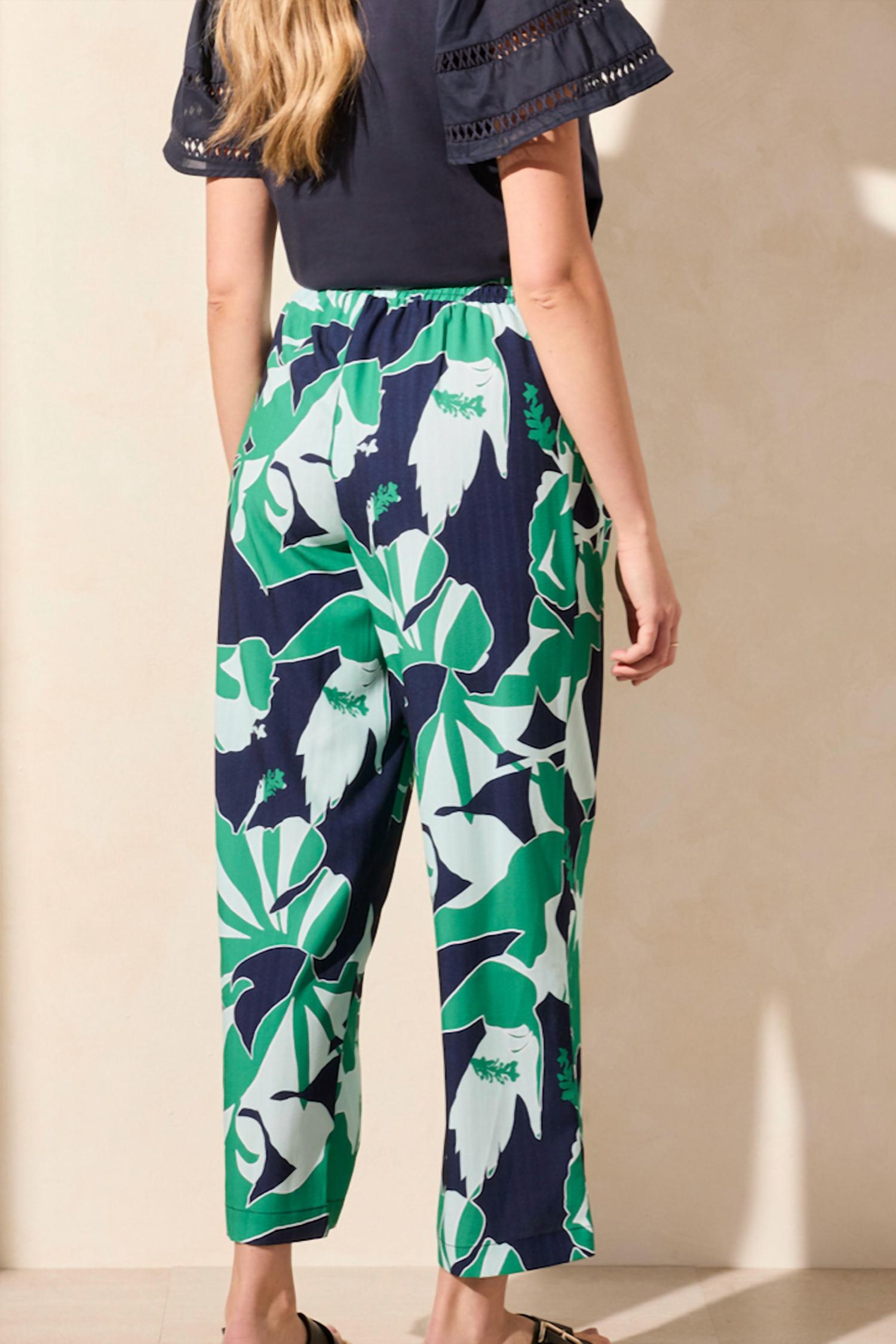 Tribal - Pull On Ankle Pant With Pleats