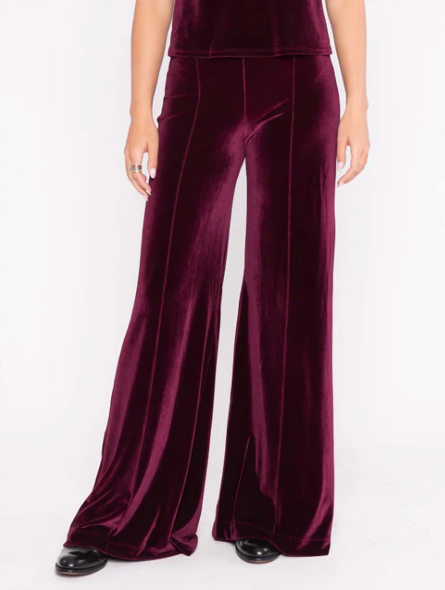 Ripley Rader - Velvet Wide Leg Pant