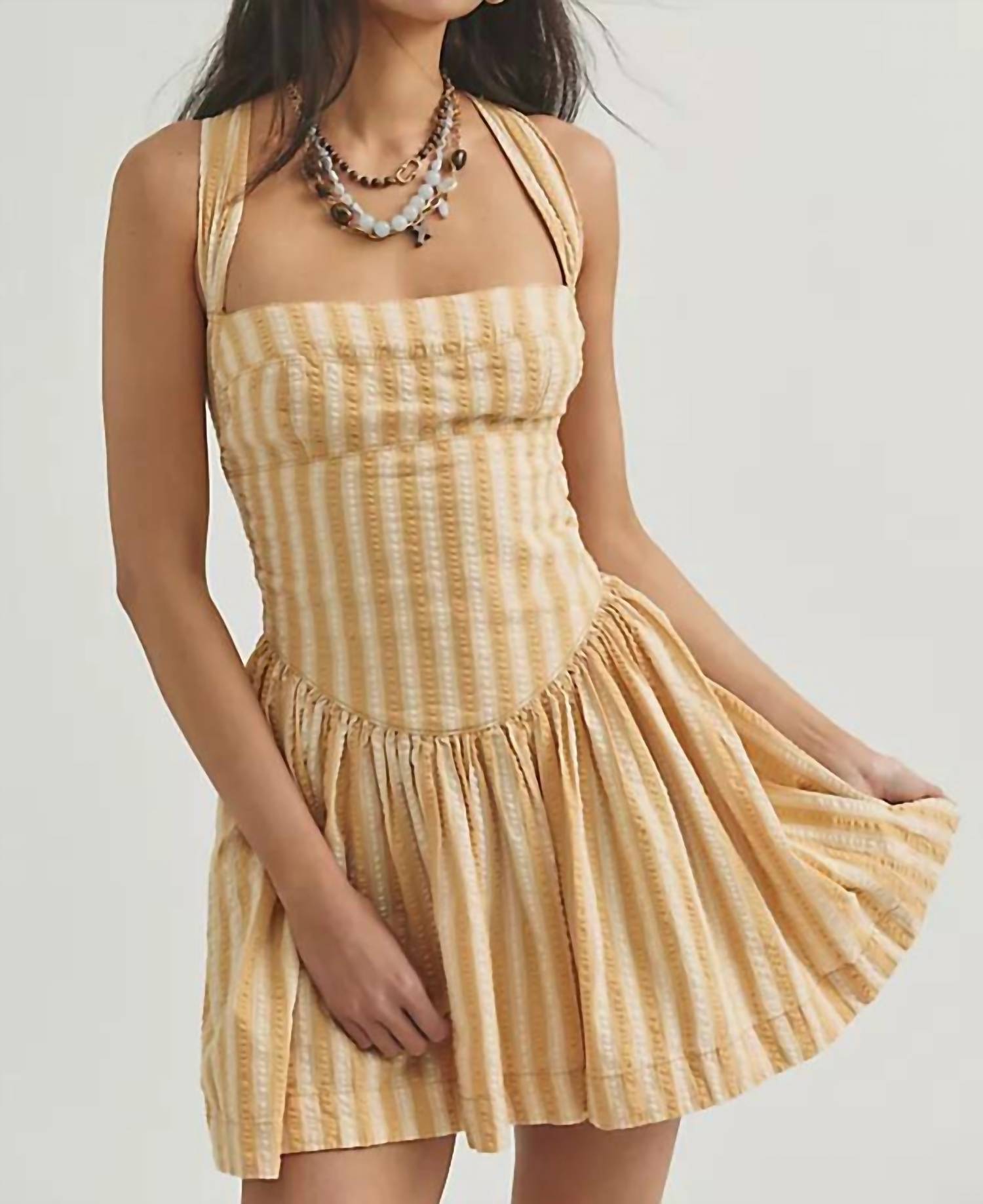 Free People - Laurel Plaid Mini Dress
