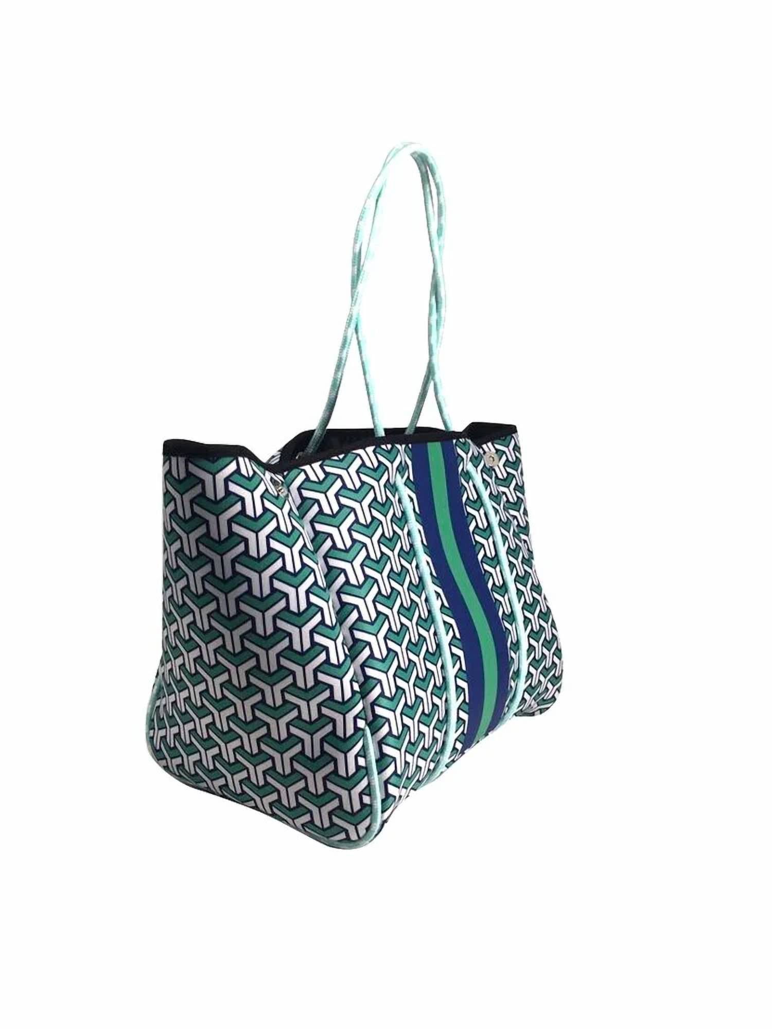 Skysheen - Women's Maze Neoprene Tote Bag