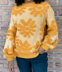Davi & Dani - Women's Sunbloom Sweater
