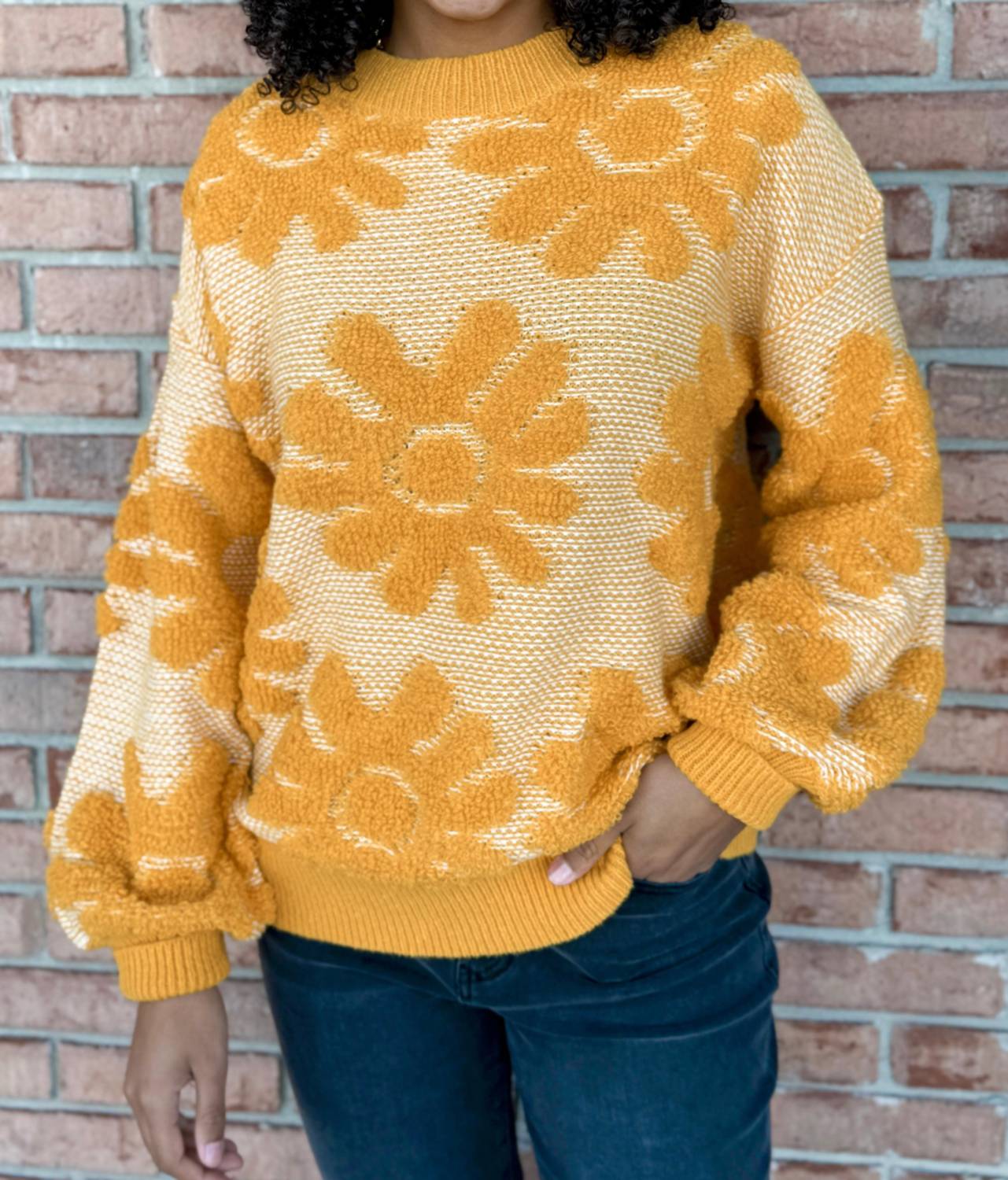 Davi & Dani - Women's Sunbloom Sweater