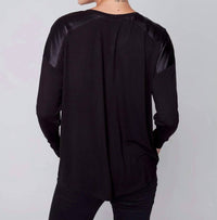 Charlie B - Satin Jersey Knit Top