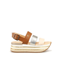 Hogan - Women's Leather Wedge Sandals
