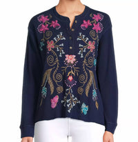 Johnny Was - Sisa Thermal Henley Top