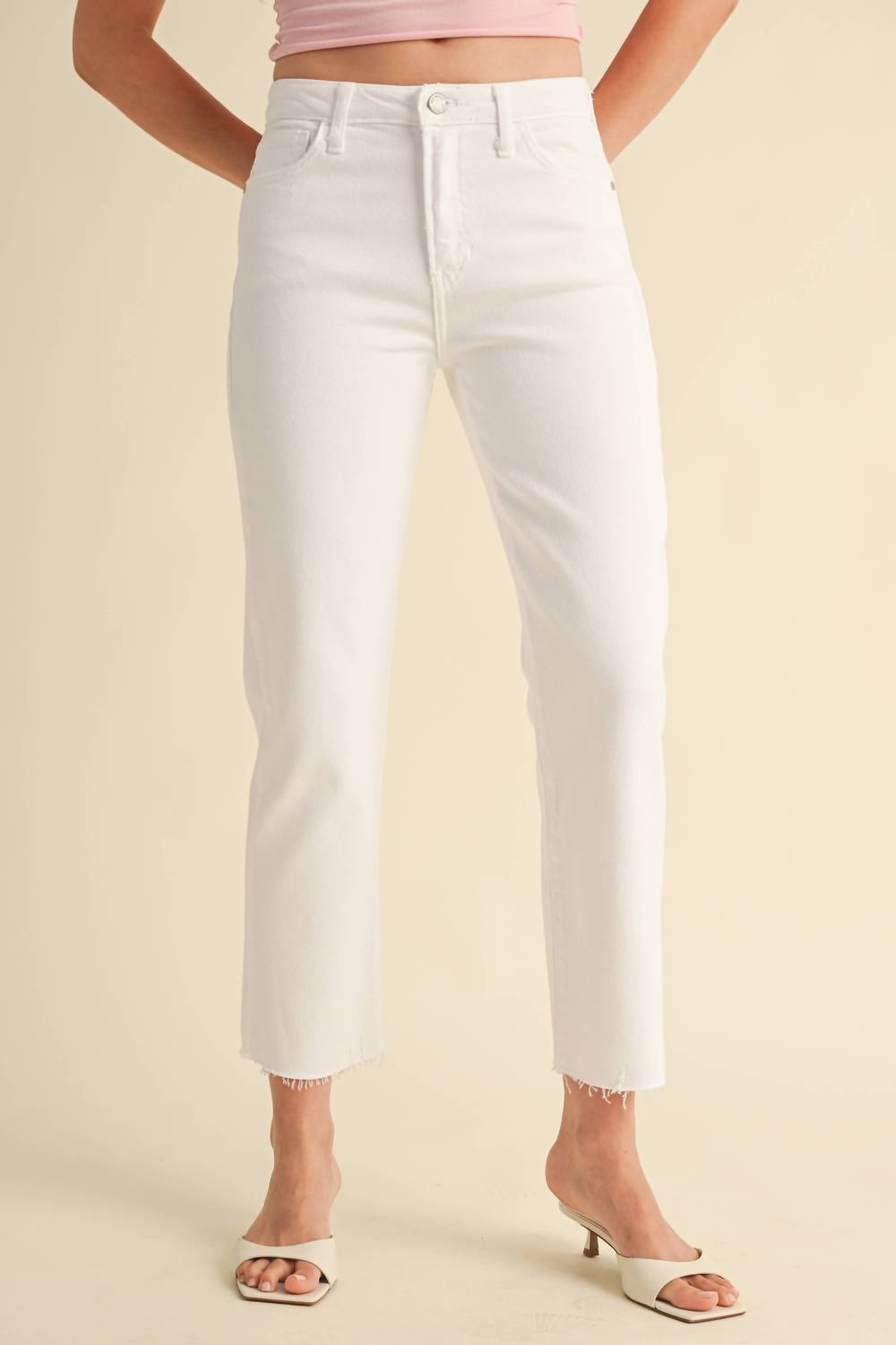 Just Black Denim - High Rise Vintage Straight Jeans