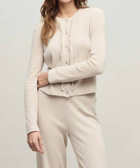 Barefoot Dreams - Cozychic Ruffle Front Cardigan