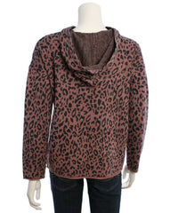 Fate By Lfd - Women's Leopard Print Hoodie Sweater