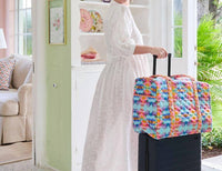 Laura Park Women's Travel Duffle Bag in antigua smile - women's bag - detail view