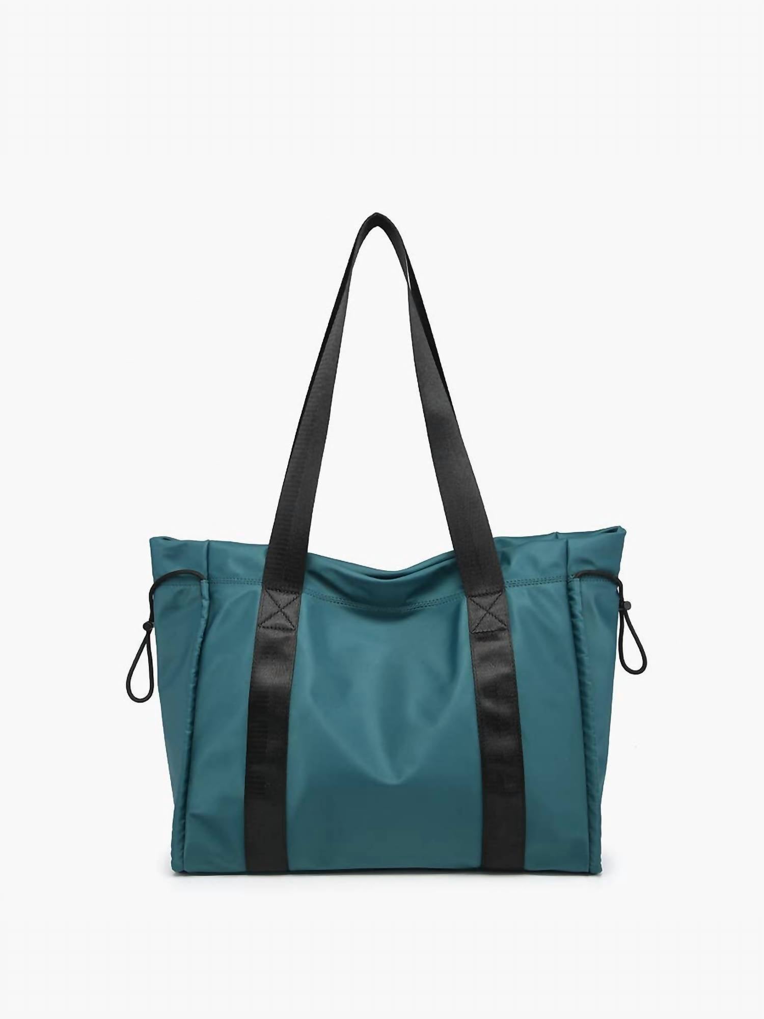 Jen & Co. - Women's Lydia Drawstring Nylon Tote Bag