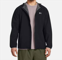 UNDER ARMOUR Men's Stormproof Cloudstrike Rain Jacket in black - men's jacket