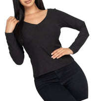 Capella - Ruched Chest detail Ribbed