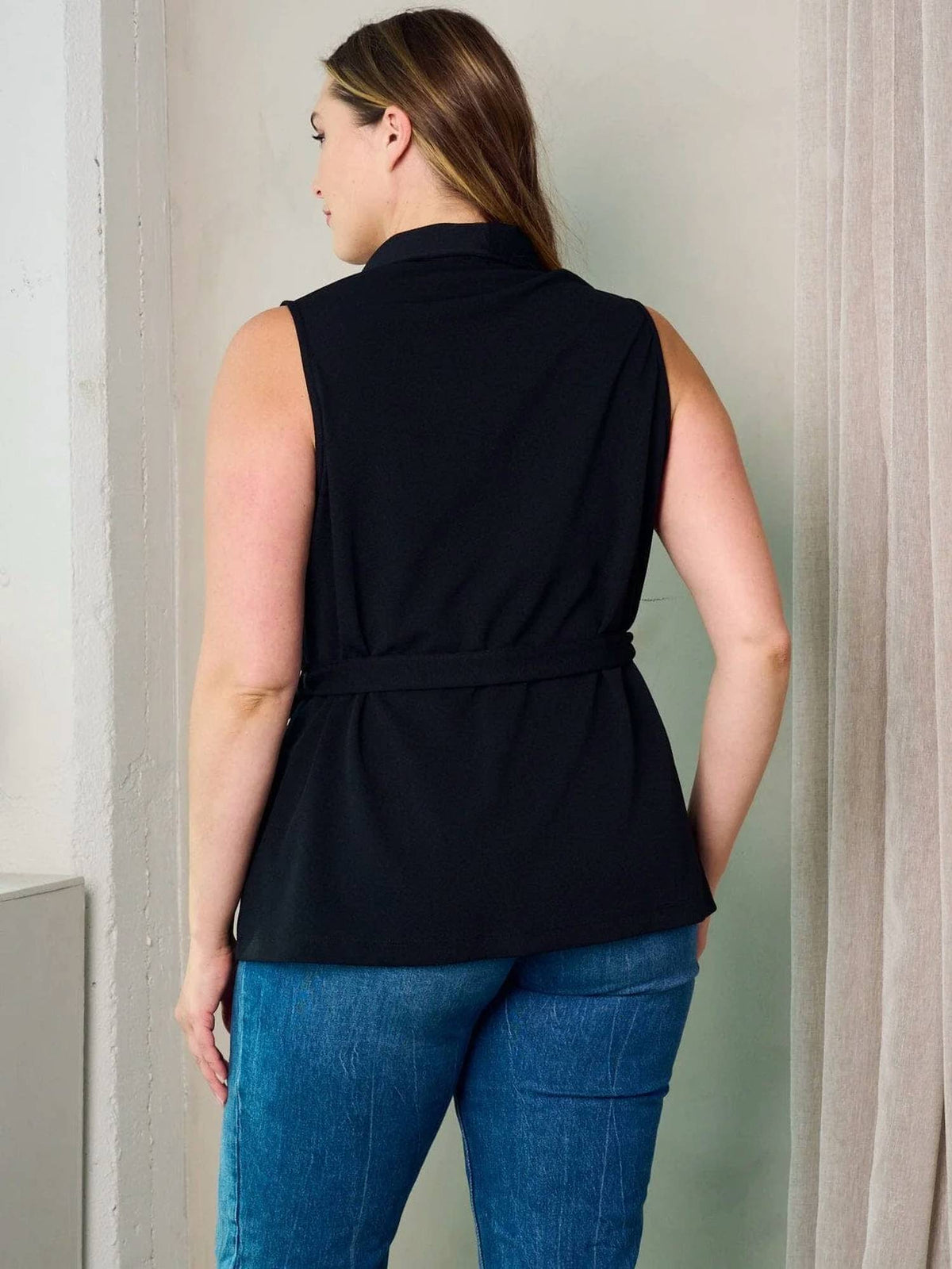 Wholesale Fashion Trends - Sleeveless Wrap Vest Top