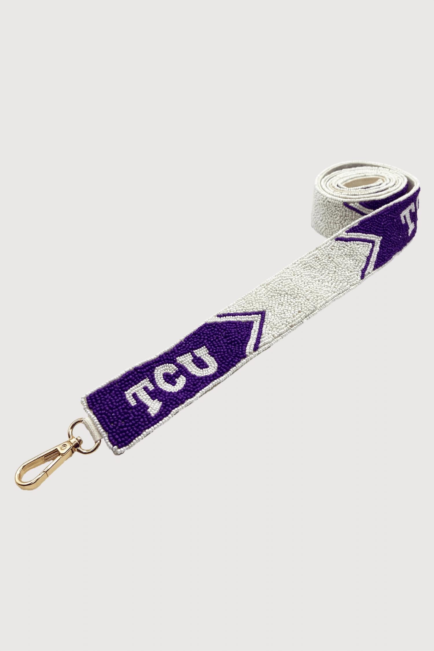 La Chic Designs - Women's Tcu Beaded Bag Strap