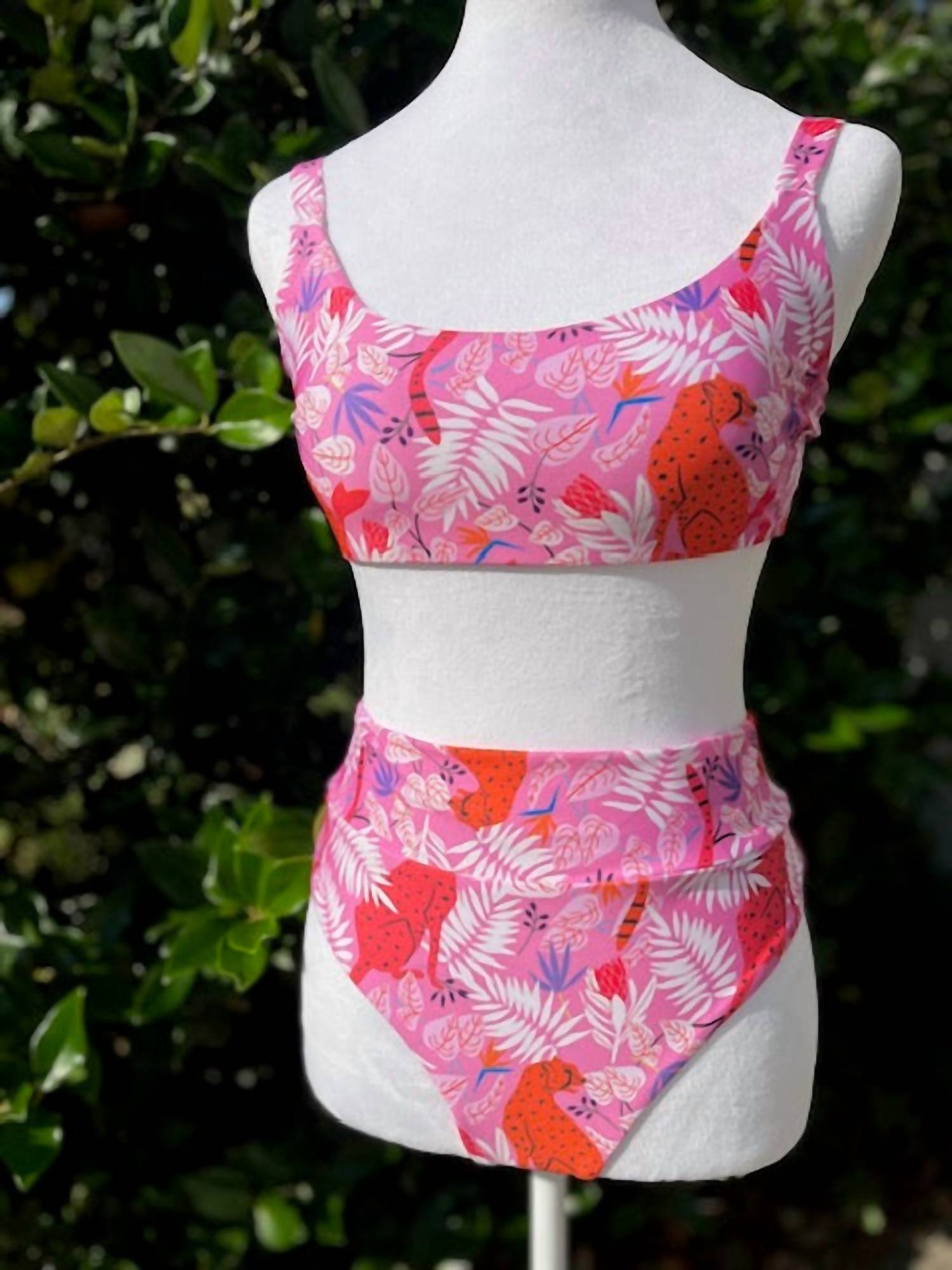Vanhope Reba Top in jungle cat - women's swimwear - view 4