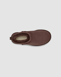 UGG Women's Classic Ultra Mini Boots in burnt cedar 1 - women's shoe - alternate view