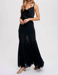 Bluivy - Silky Cowl Neck Cami Top