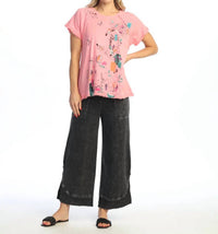 Jess & Jane - Mineral Washed Gauze Cotton Top