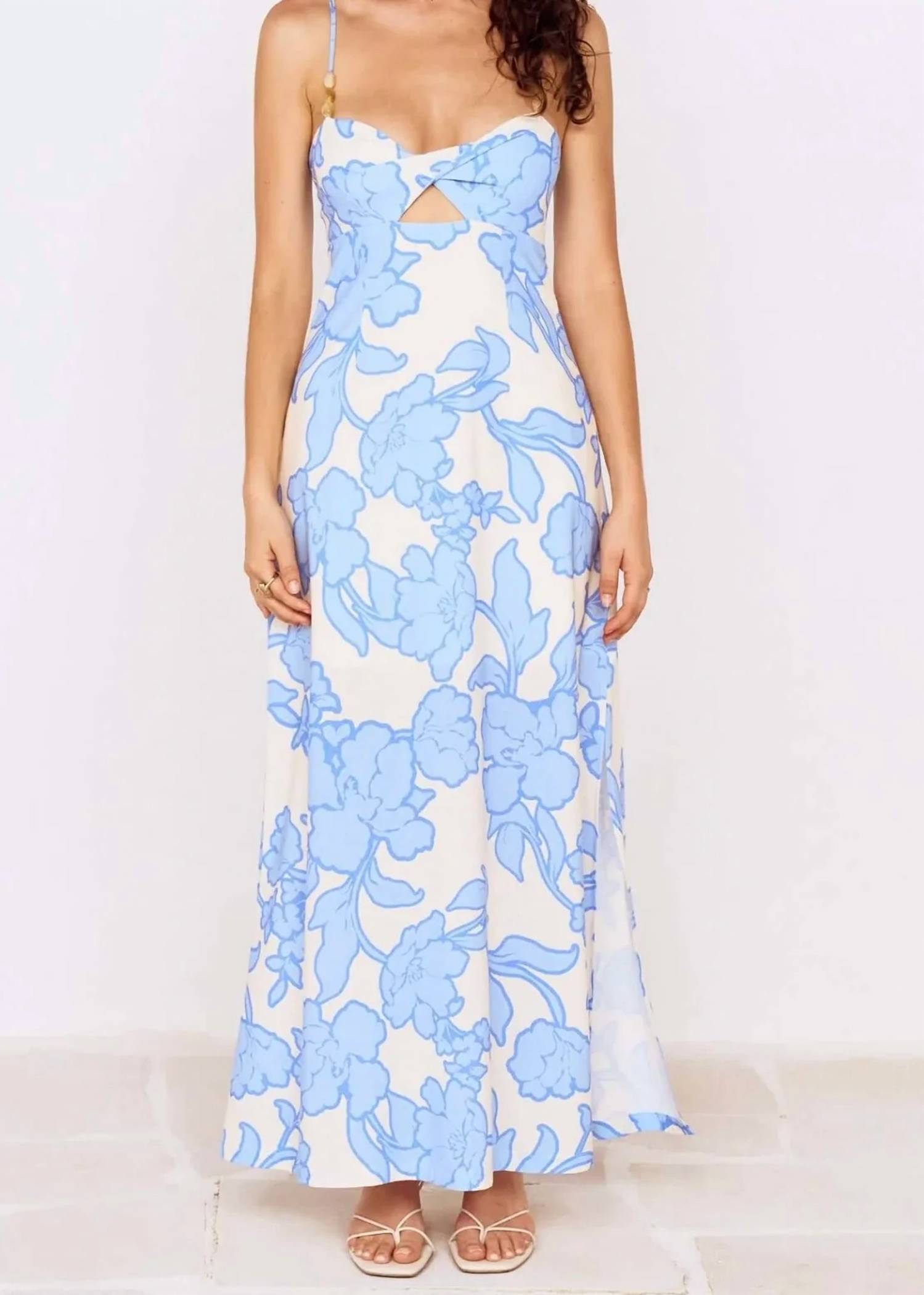 Minkpink - Alessia Twist Front Midi Dress