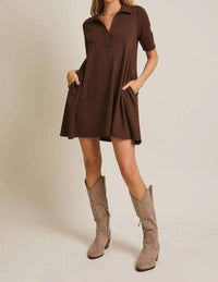 Gilli - Agatha Polo Style Knit Dress