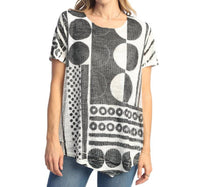Jess & Jane - Bebop Boucle Mesh Asymmetric Top