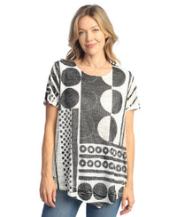 Jess & Jane - Bebop Boucle Mesh Asymmetric Top