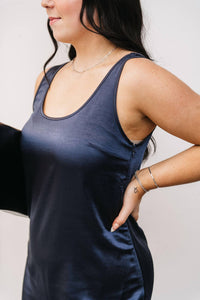 Crescent - Satin Tank Dress