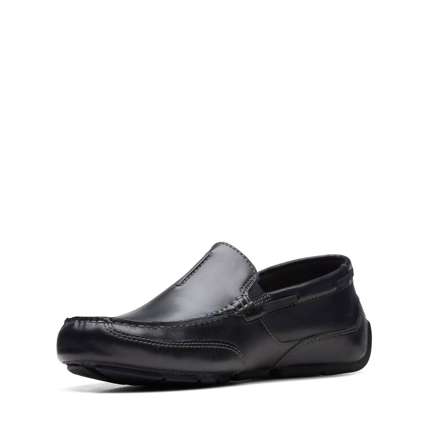 Clarks Men's Markman Seam Shoes in black - men's loafer - view 4