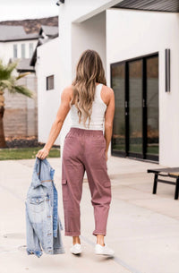 Ampersand Ave - Cargo Crop Pants