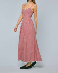 Sky To Moon - Gingham Maxi Dress