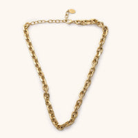 Nikki Smith Designs Women's Eloise Chunky Chain Choker in gold - women's jewelry