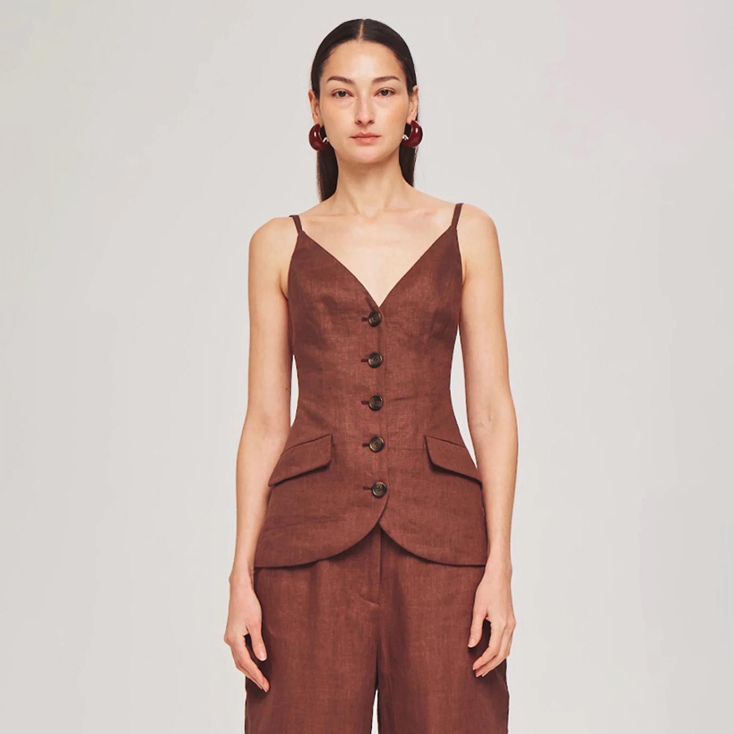 Ronny Kobo - Oliver Linen Vest