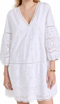 Club Monaco - Eyelet Mini Dress