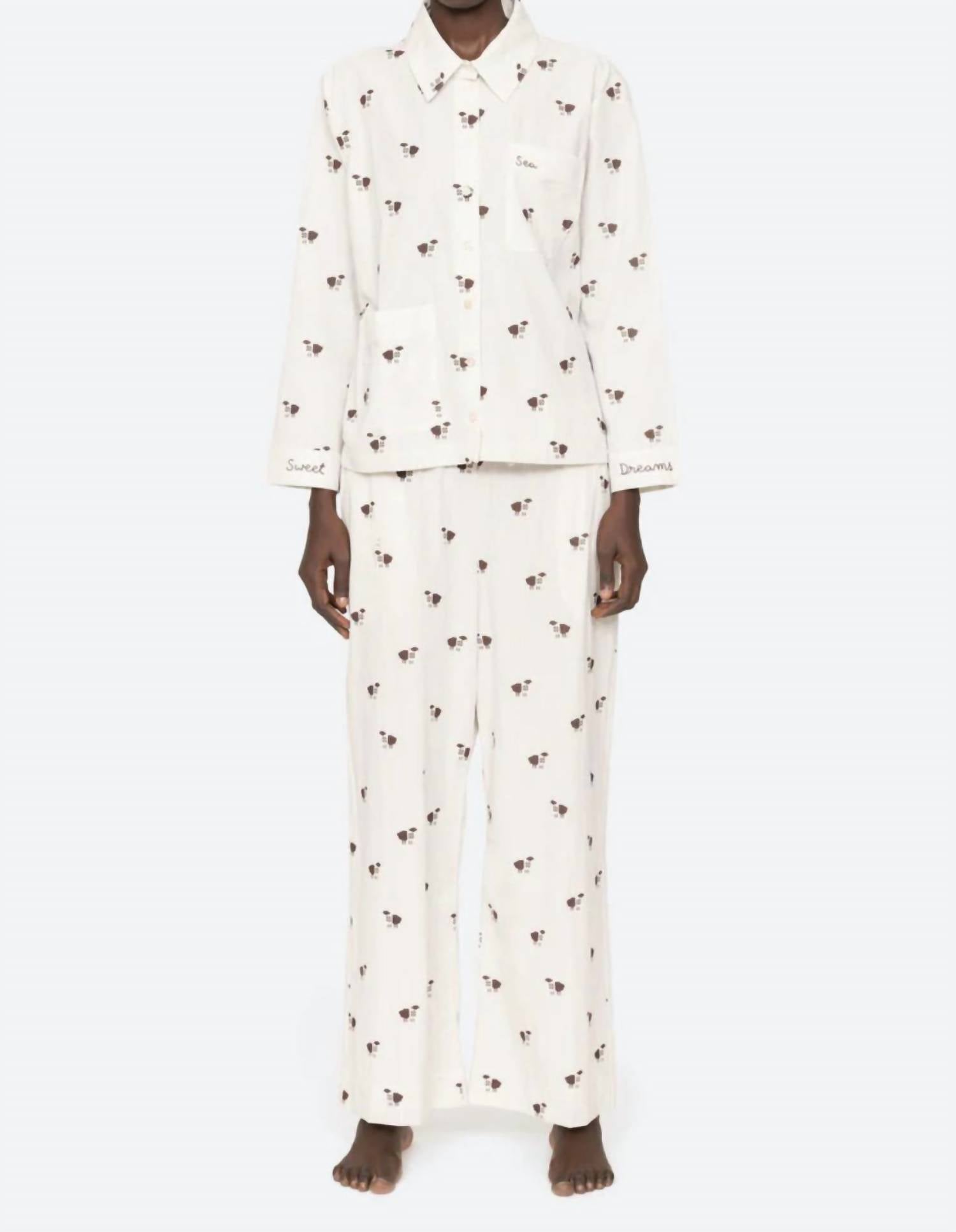 SEA Ruthie Pajama Set in multi - women's sleepwear