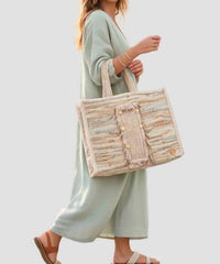 Elektra'S Workshop - Women's Handmade Tassel Tote Bag