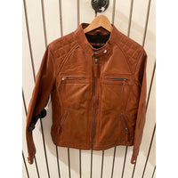 Decrum - Women's Diamond Leather Jacket
