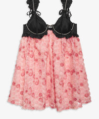Lil Lemons By For Love And Lemons - Skye Babydoll Bustier Mini Dress