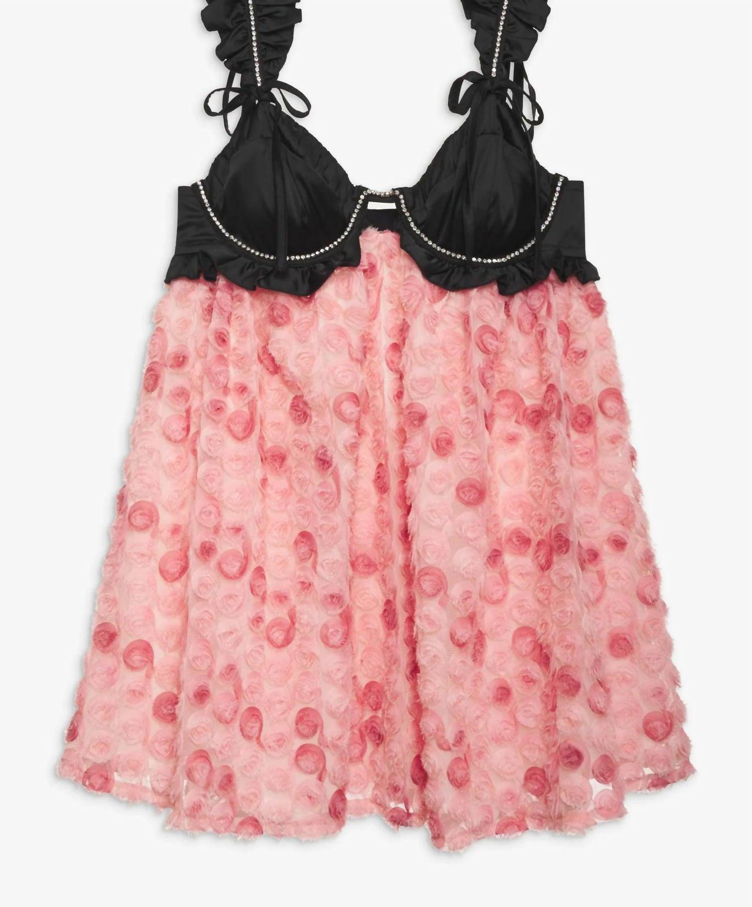 Lil Lemons By For Love And Lemons - Skye Babydoll Bustier Mini Dress