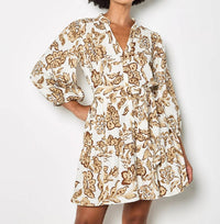Apricot - Boho Mini Dress