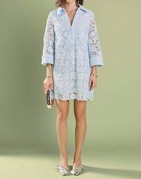 English Factory - Guipure Lace Mini Dress