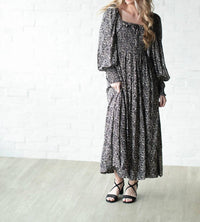 In-Loom - Women's Midnight Floral Maxi Dress