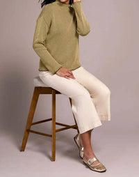 Tribal - Combed Cotton Two Tone Rib Sweater