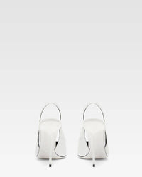 Paris Texas Women's Lidia Patent Leather Slingback Pumps in white - women's heels - view 4