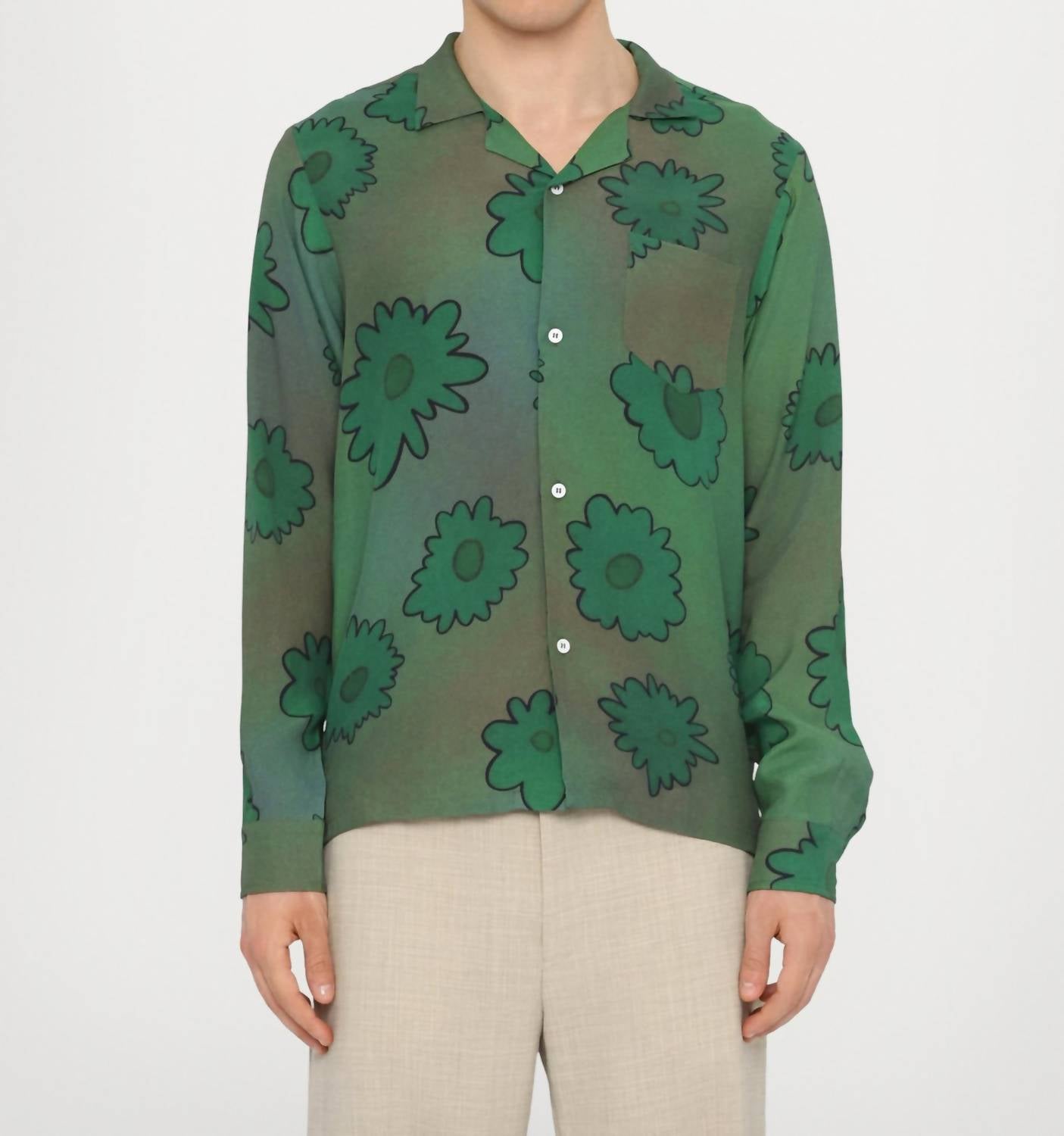 Bather - Long Sleeve Camp Shirt